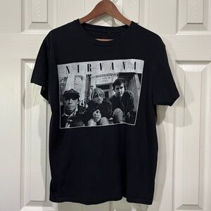 Nirvana Black Graphic T-Shirt